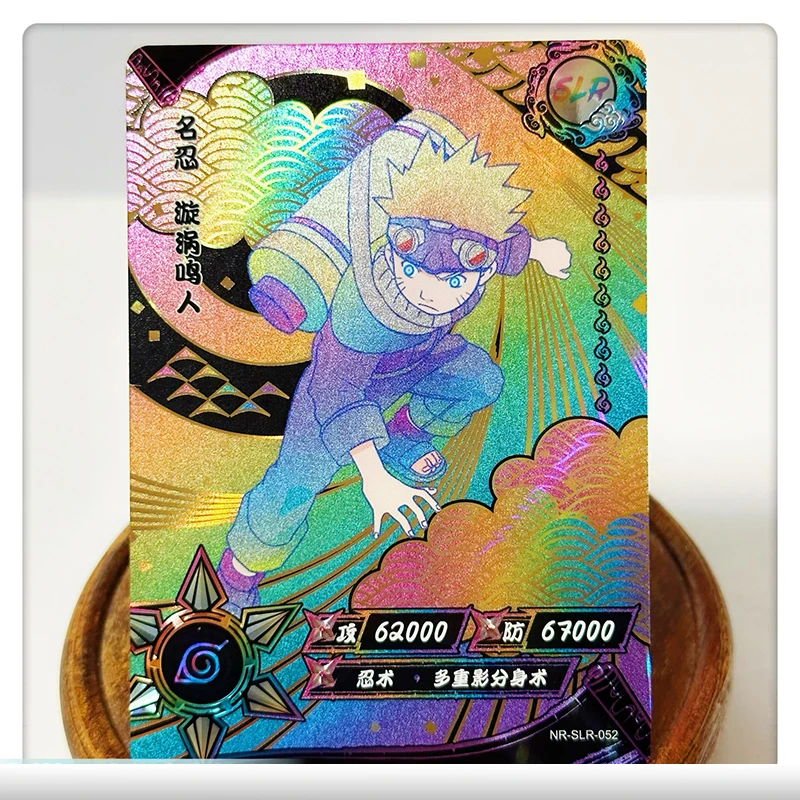 Anime Naruto Slr Card Yamanaka Ino Uzumaki Naruto Hatake Kakashi Hyuga Neji New Collection Man Children's Toys Birthday Gifts