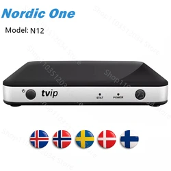 Niesamowity Tvip605 Nordic one tv box Amlogic S905X System Android i Linux iptv Set Top Box TVIP605 4K