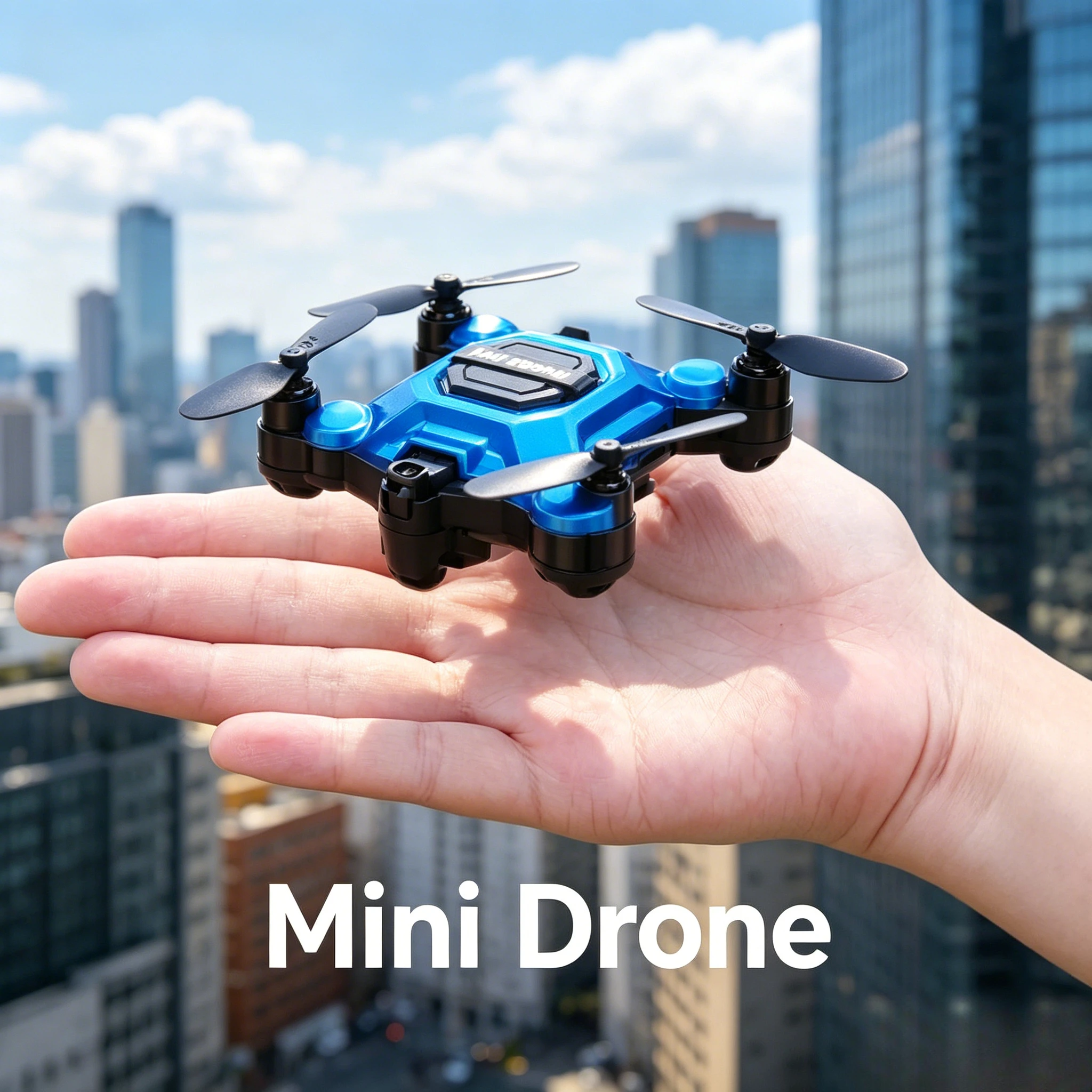 Mini Folding Mosquito Drone with Aerial Camera, Remote Control Helicopter Toy for Students Kids