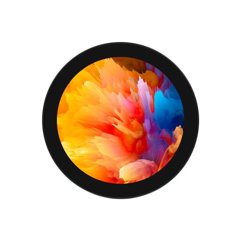 Круглый сенсорный дисплей Waveshare 4 дюйма HDMI, 720 × 720, IPS, 10-точечный сенсорный экран, круглый ЖК-дисплей, панель из закаленного стекла с оптическим соединением