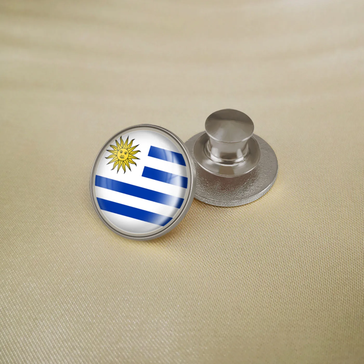 Pins de Solapa con la Bandera Nacional de Uruguay, Insignias de País