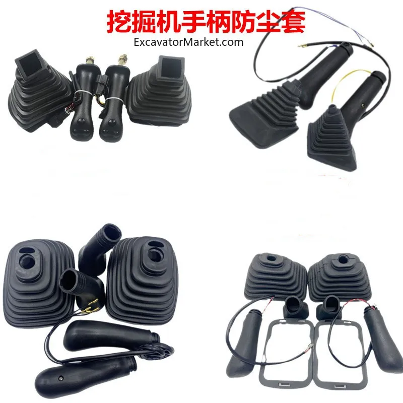 For Sany For Kobelco For Hitachi  Komatsu Excavator Parts Joystick Handle Rubber Dust Cover