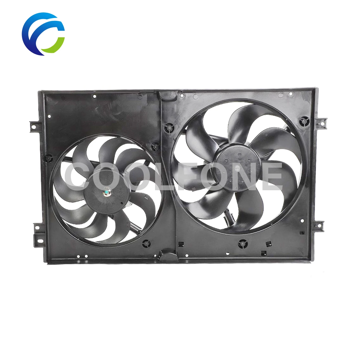 Cooling Radiator Fan Assembly for AUDI A3 TT SEAT LEON TOLEDO FABIA OCTAVIA 1996-2010 1J0121205B 1J0121206C 1J121206F 1J0959455M