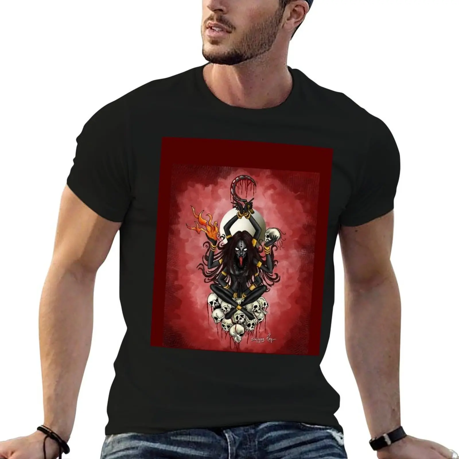 Kali - Shakti in all its fury T-Shirt vintage clothes shirts graphic shirts graphic tees mens clothes