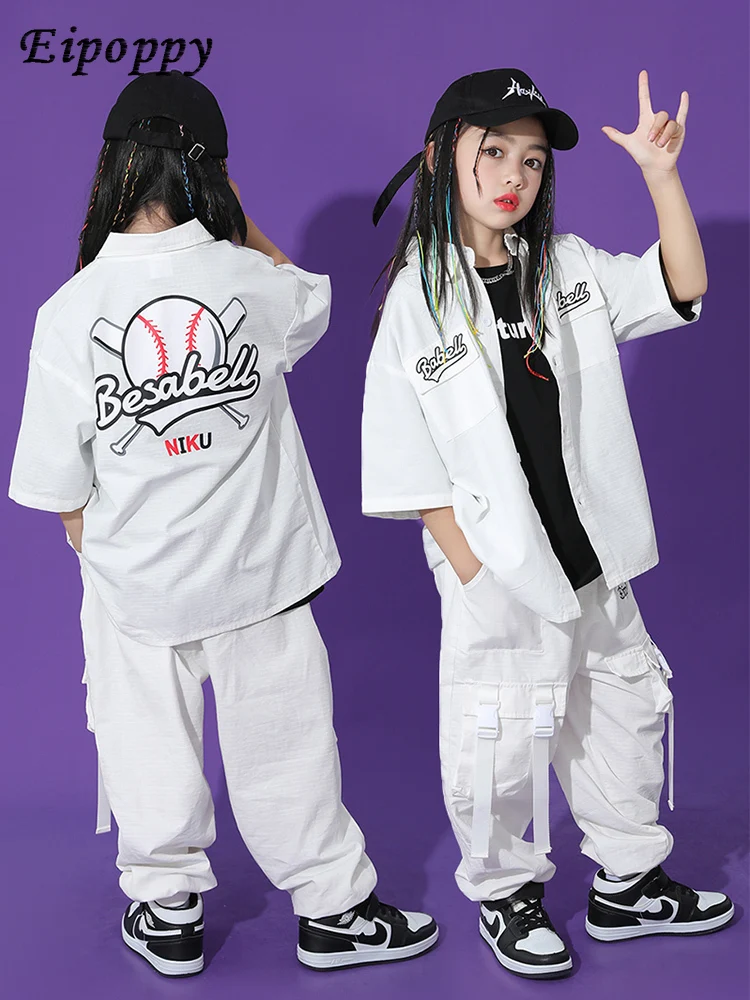 子供のヒップホップファッション服、美しいボリのスーツ、夏の服、パフォーマンスブランド