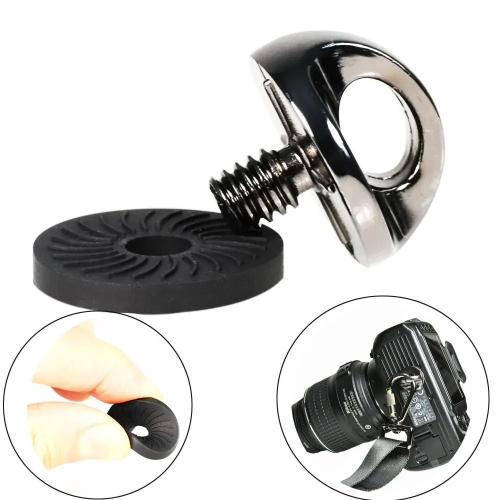 

DSLR Camcorder Shoulder Nut 1/4" Screw Strap Connecting Adapter