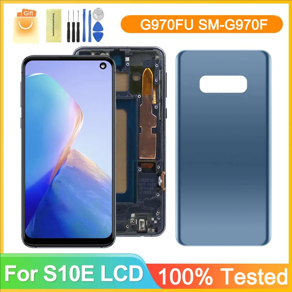 

Tested TFT Quality For Samsung S10E Display Touch Screen With Frame Digitizer Assembly For Samsung S10e G970FU SM-G970F lcd