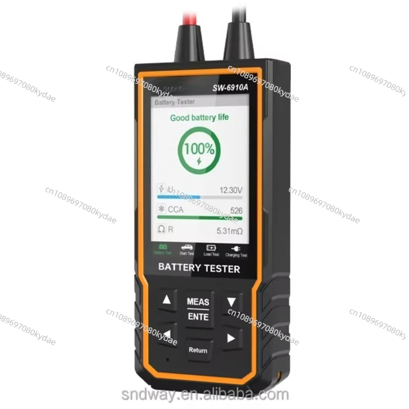Battery Detector Industrial Tester Tools Test 12V/24v Storage Battery Electric Cars Discharge Current Resistance Measurement