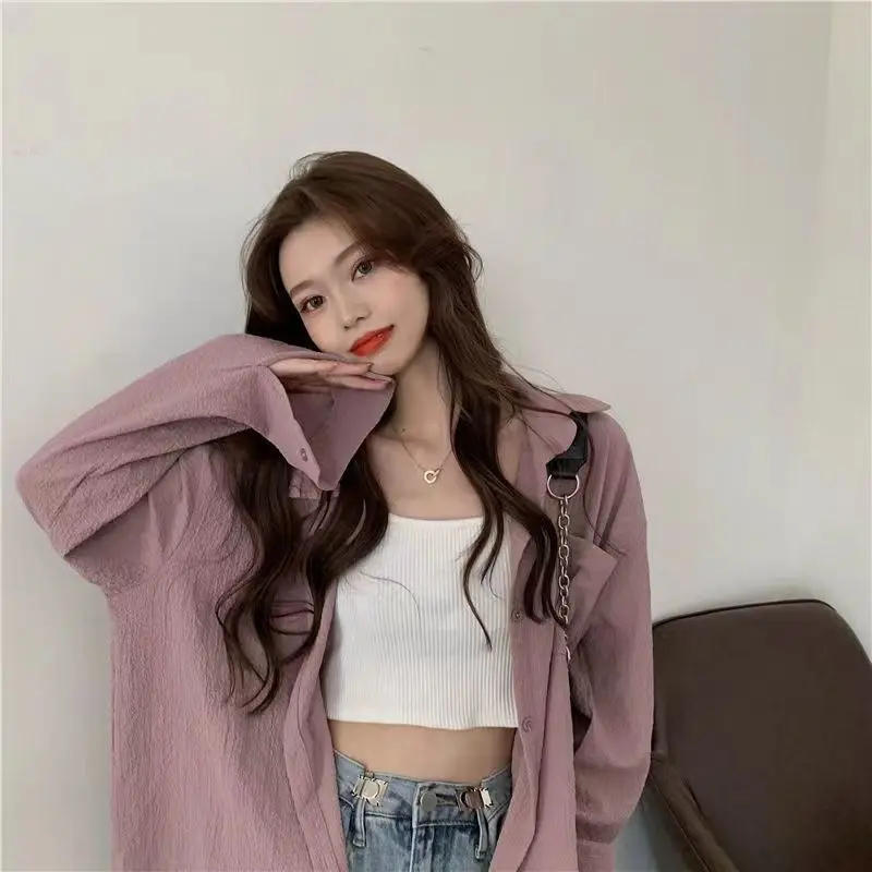 

Long Sleeve Shirts Womens Cotton Floral Slim Fit High End Feminine Comfortable Romantic Youthful Daily Office Workwear Wear