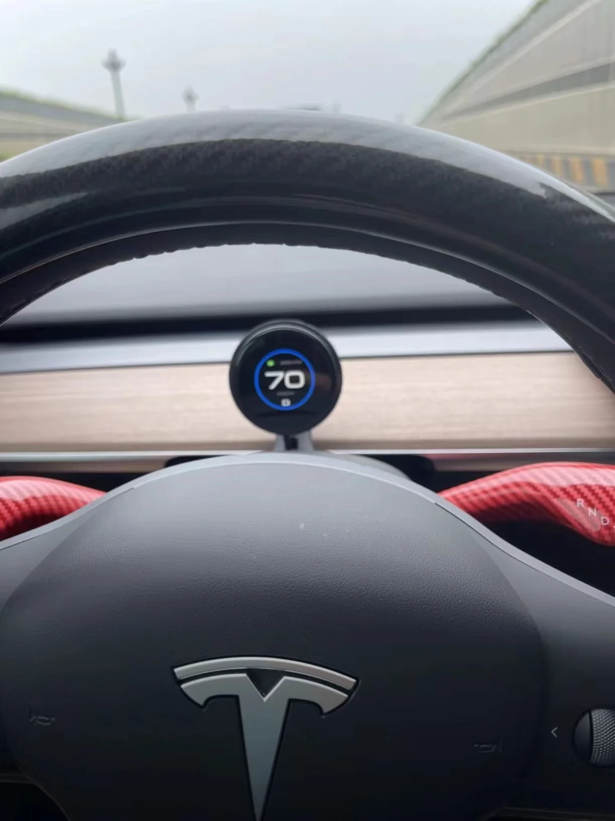 For Tesla 3/Y-type wireless magnetic charging car codemeter