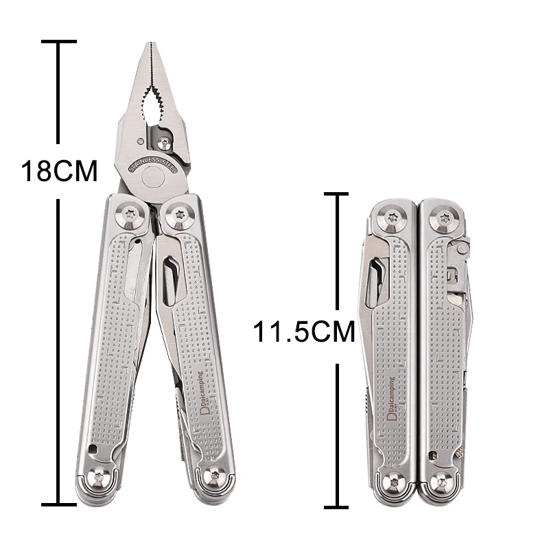 Daicamping DL301 Portable Manual Multi Tools Set Multi-tools Folding Blades Cutters Survival Gear Plier Army Swiss EDC Knife