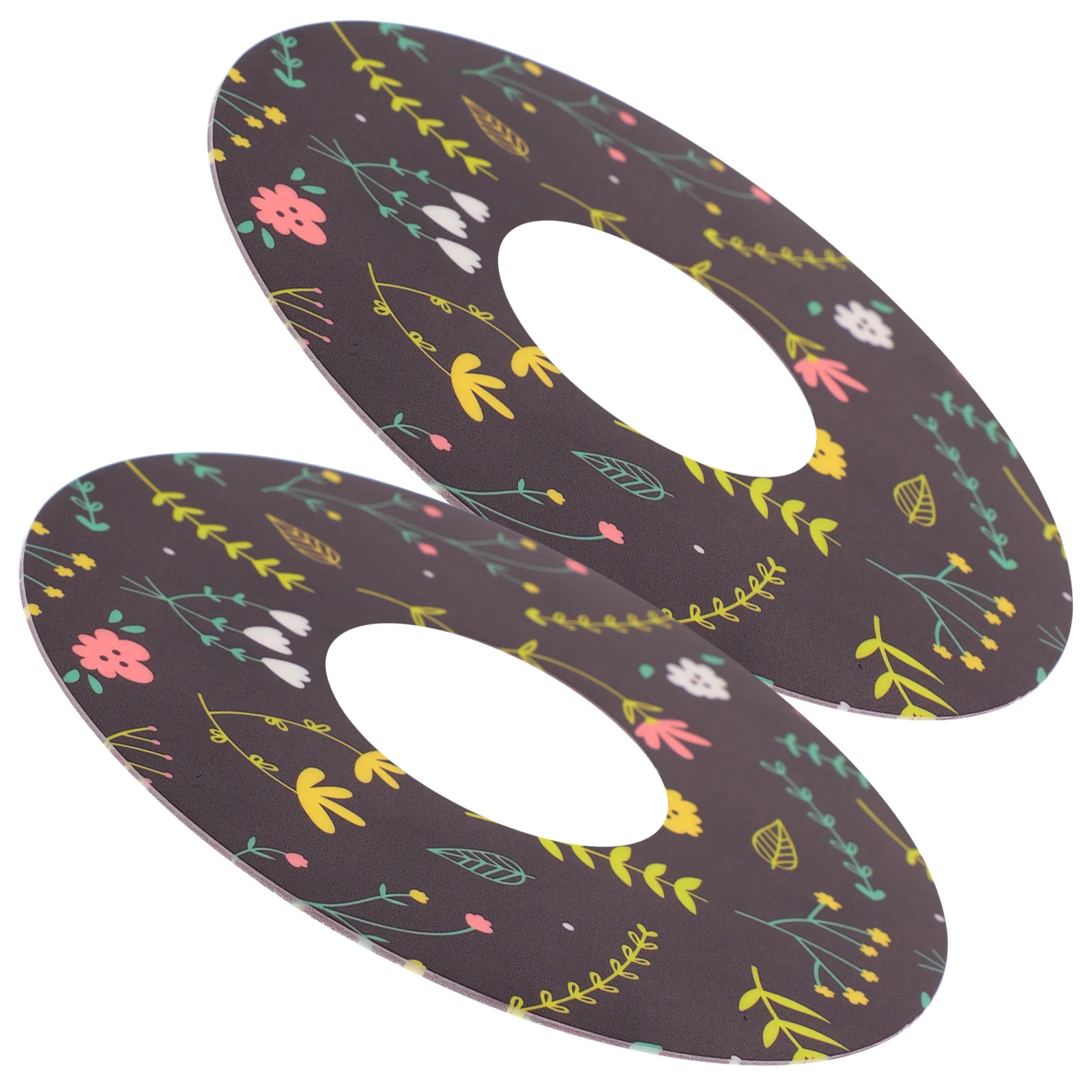 

2Pcs Protective Silicone Tumbler Pads Non-Slip Heat-Resistant Cup Mats for Kitchen Dining Room Coffee Shop Use Coaster Set