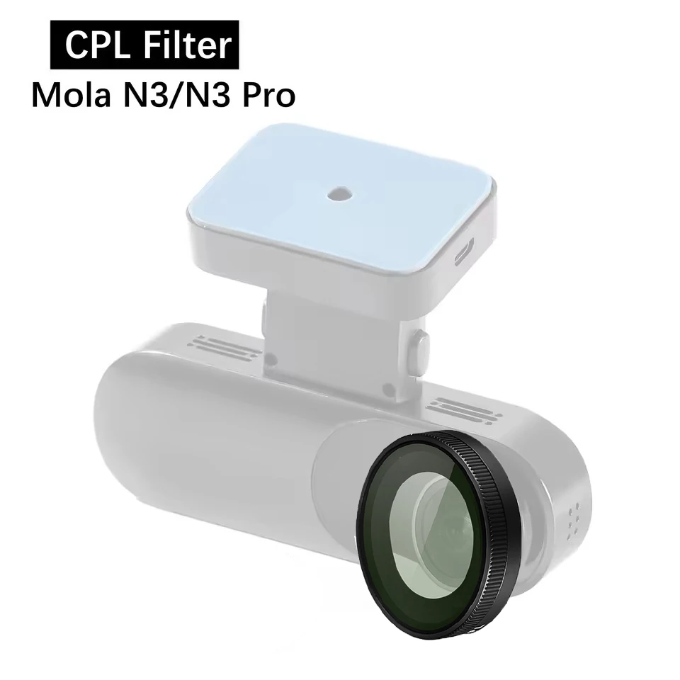for DDPAI Dash Cam Mola N3 Pro HD Lens Dust Protection Anti Glare CPL Filter for DDPAI Rear Camera CPL Filter