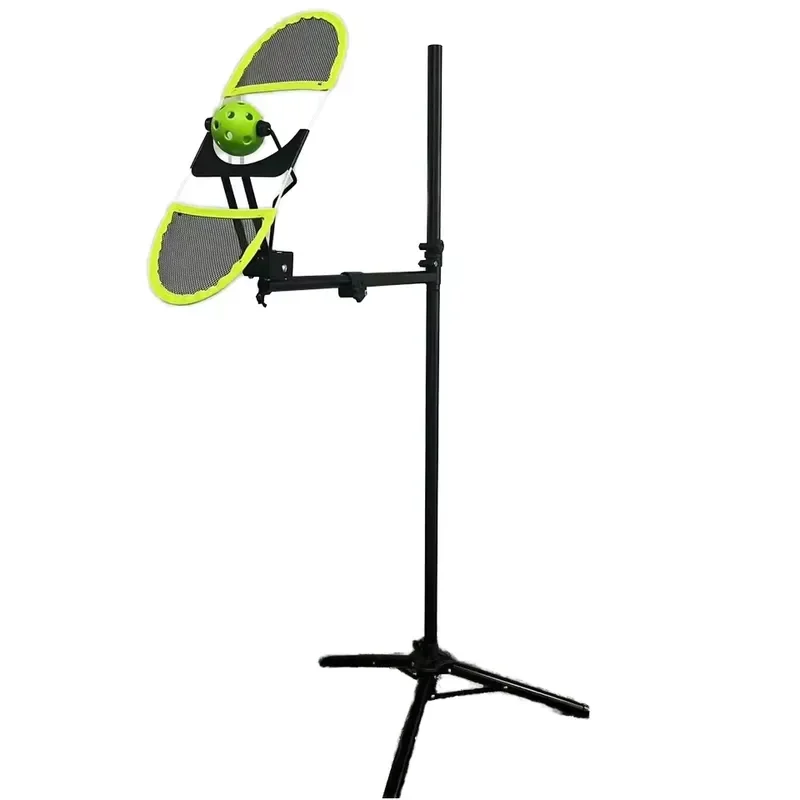 Portable 360-degree rotating height adjustable pickleball training equipment, multi-functional entertainment equipment