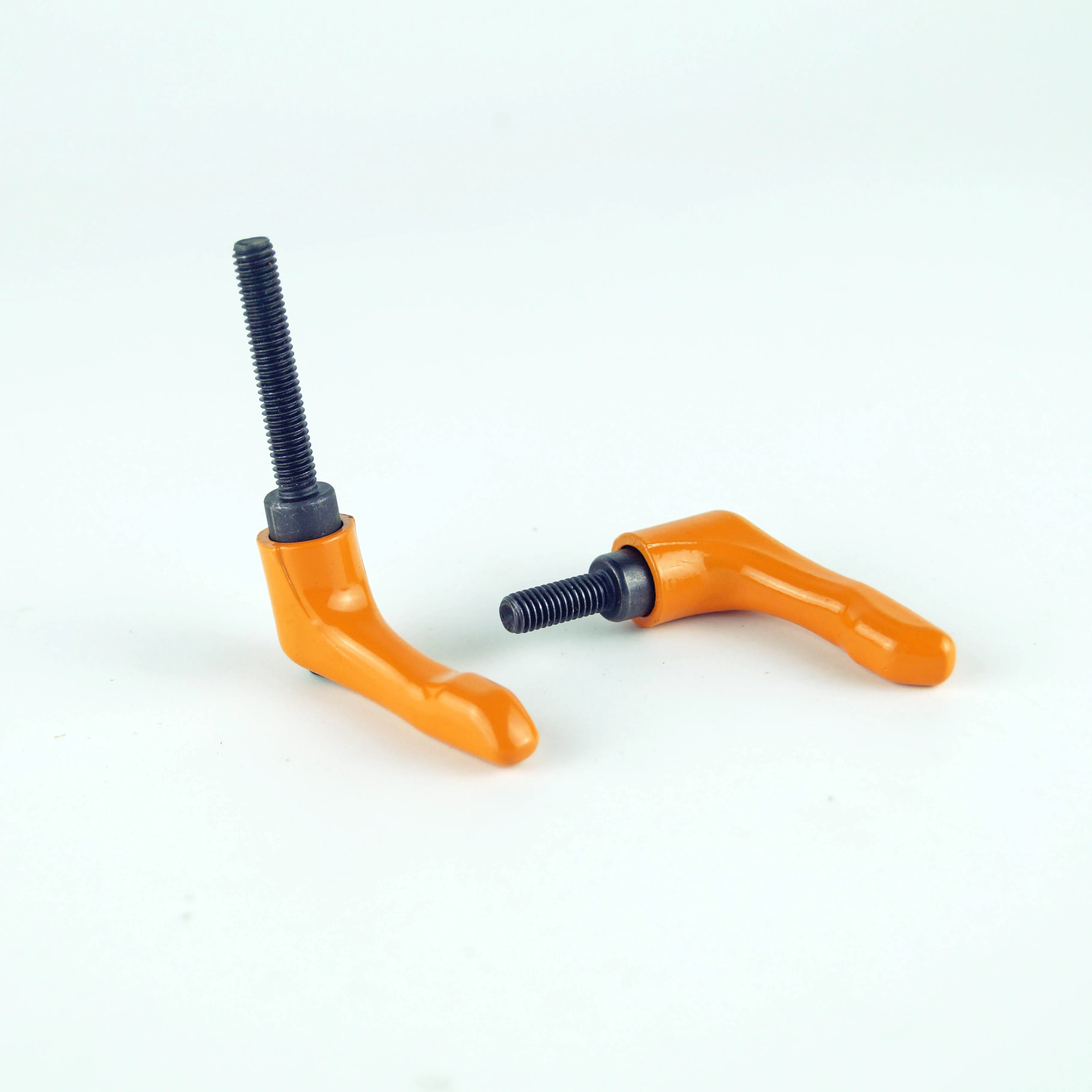 M5 M6 Solid Adjustable handle clamping lever arms tension levers orange color