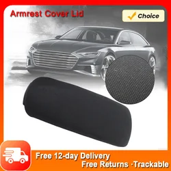 8E0864245E Black Cloth Center Console Armrest Cover Lid Replacement for Audi A4 B6 B7 2001-2008 4-door Armrest Cover Lid