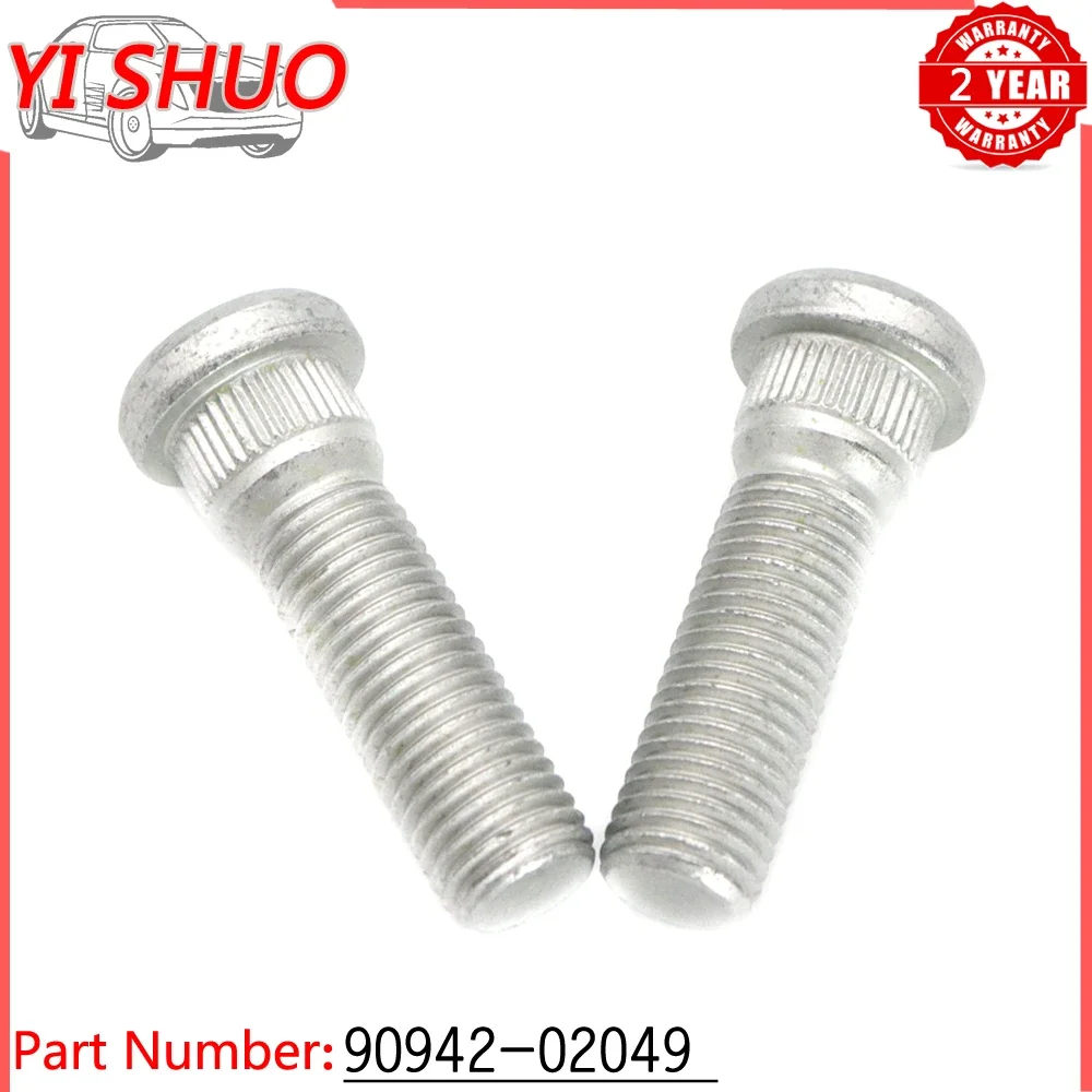 

2 шт. болт ступицы колеса 90942-02049 для Toyota Corolla Camry Tacoma Tundra 4Runner Scion tC Lexus ES250 GX460 GX470