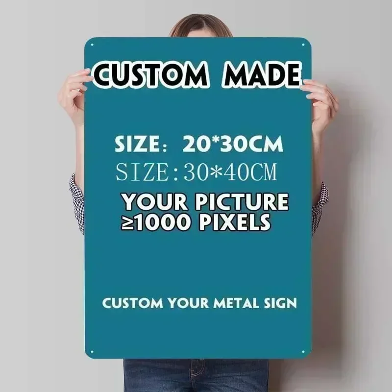 570x Metal Poster Customized Wall Art Retro Vintage Metal Signs for Man Cave Decoration Living Room Decor Men Wand Deko Home At view 5