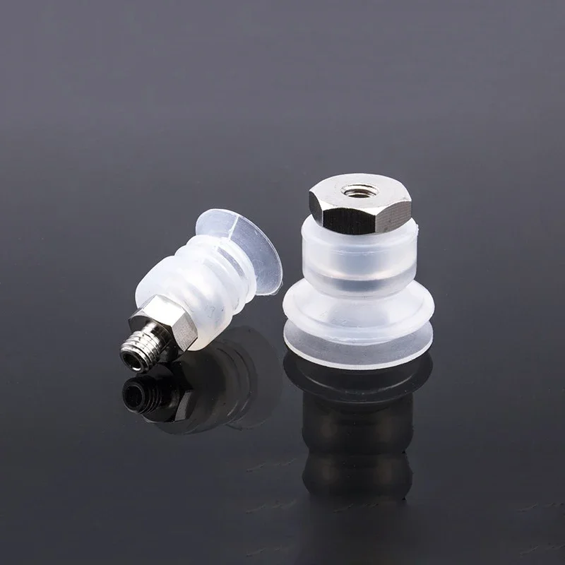 5PCS Manipulator Vacuum Sucker Fittings Hardware Adapter M4 M5 Thread Big Head Small Head Pneumatic Accessories Suction Cup Base