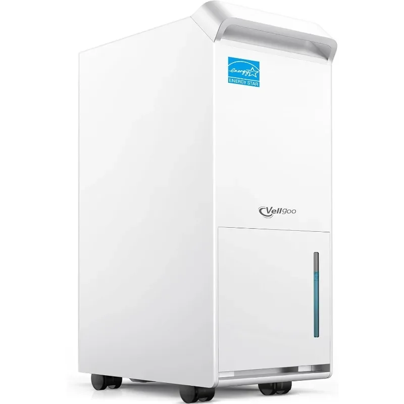 Vellgoo Dehumidifier Pint DryTank Series Dehumidifiers for Home Large Room, Intelligent Humidity Control