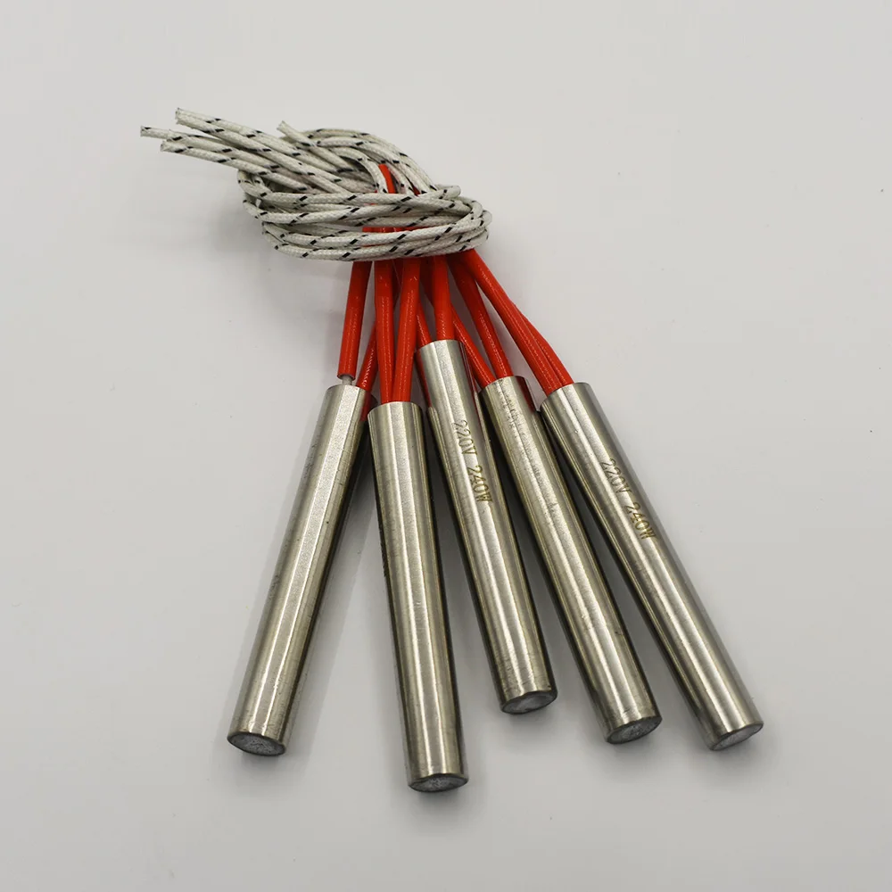 Imagem -05 - Cartucho Tubular Elétrico do Calefator 220v 14 mm Tubo de 16 mm Comprimento do Elemento de Aquecimento do Diâmetro 100 150 200 mm Pcs