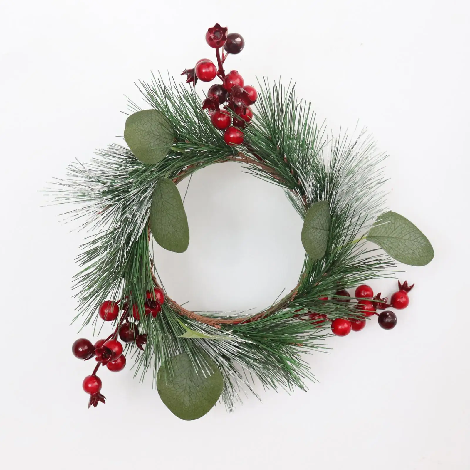 Christmas Wreath Decoration Pomegranate Christmas Door Wreath for Porch Holiday Decorative Window Home Decoration Indoor Outdoor