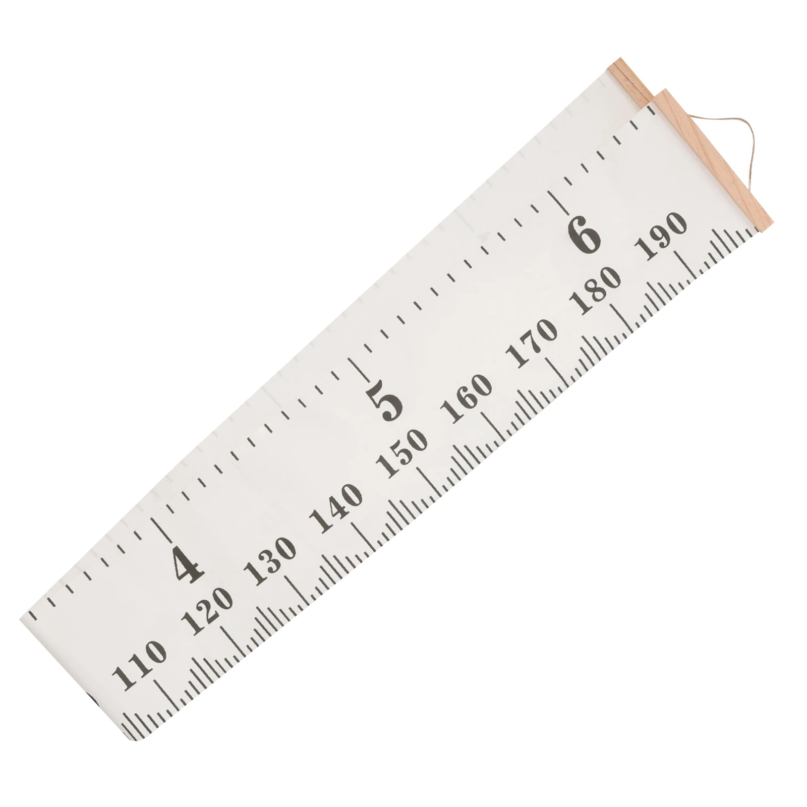 

1pc Wooden Growth Chart Eco Friendly Height Ruler Wall Decor Baby Measuring Tool Centimeters Sides Nursery Bedroom