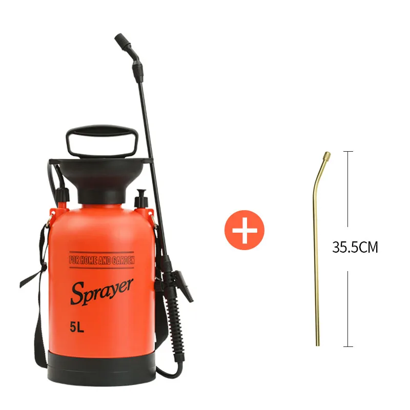 5L Garten Druck Sprayer Bewässerung Blume Pflanze Gießkanne Pestizid Dünger Spray Werkzeug Luftpumpe Wasser Spritzen Flasche – Detail 17