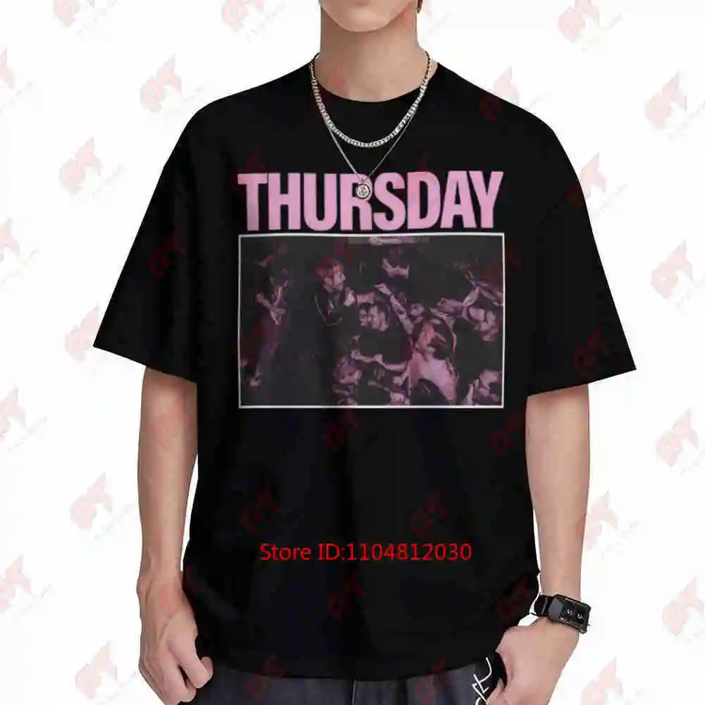 Thursday Emo Post Hardcore Short Sleeve Tee 100% Cotton T-Shirt