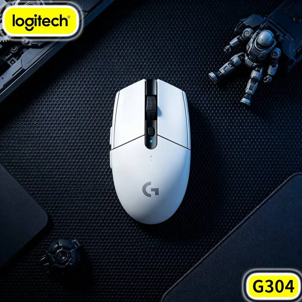 Logitech G304 LIGHTSPEED Wireless Gaming Mouse Storable Nano Receiver Lightweight Build For Business Trip Dormitory PC User