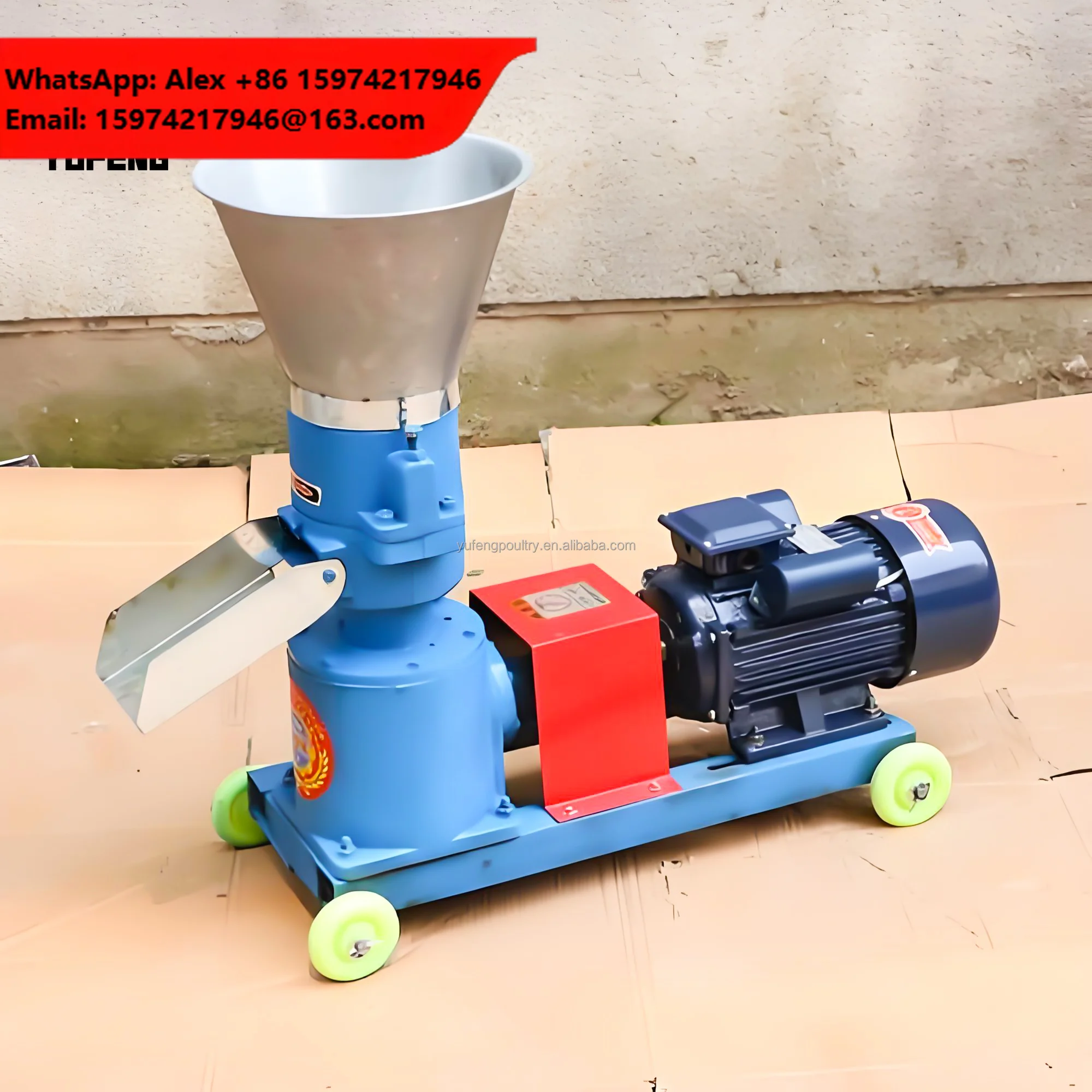 New Maximum 300kg/h High Productivity Iron Pellet Making Machine For Farm Cattle Chicken Fish Feed Processing Automatic Line