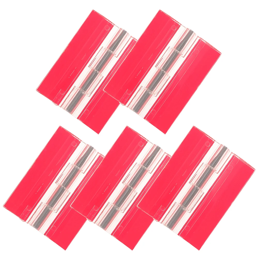 

5PCS Self Small Hinges Hinges Acrylic Small Cabinet Door Replacement 45x34mm Transparent Hinge Furniture Hardware