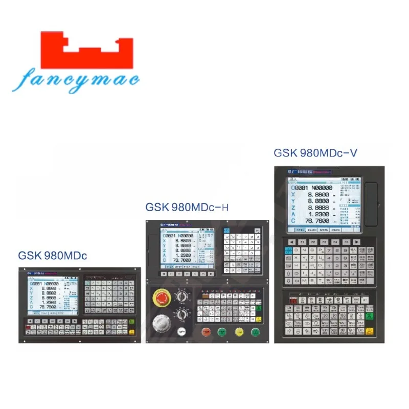 GSK Mise à jour du contrôleur CNC 5 axes GSK 980MDC pour le système de fraisage cnc de la fraiseuse Retrofit