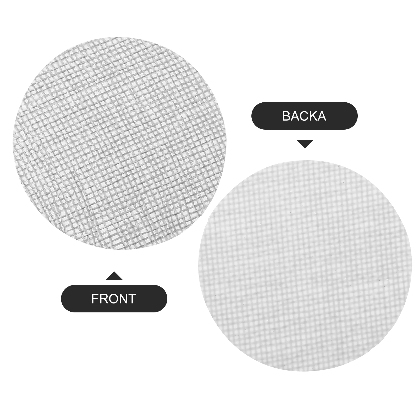 

2pcs Downlight Diffuser Silver 6cm Diameter Lamp Shade Cover Spotlight Blocking Light Fabric Reusable Home Bedroom