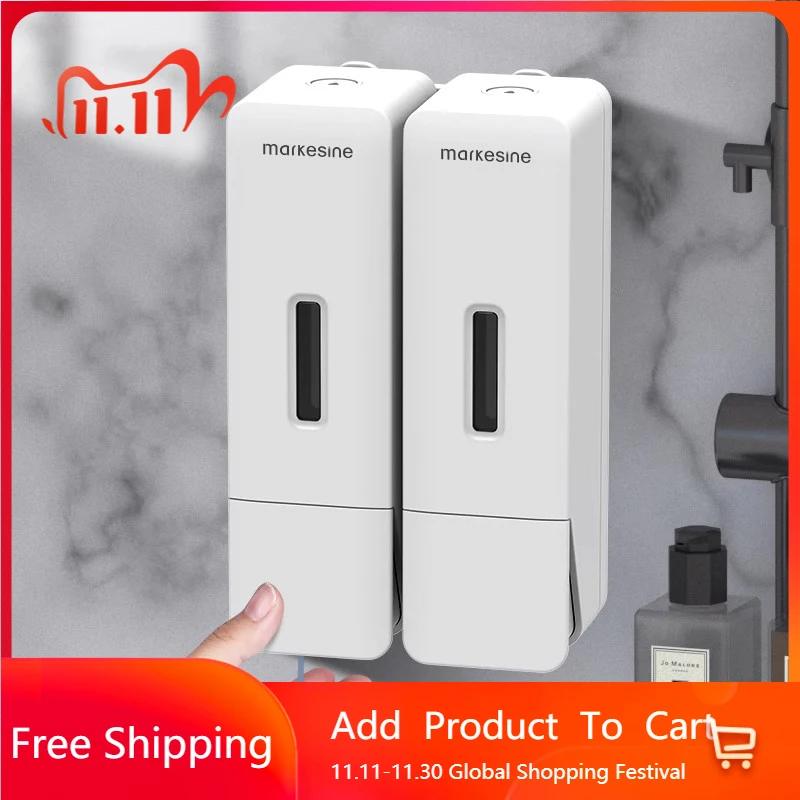 

Shampoo Shower Liquid Soap Dispensers Bathroom Nordic Small White Liquid Soap Dispensers Kitchen Kit Banheiro Bathroom Fixture