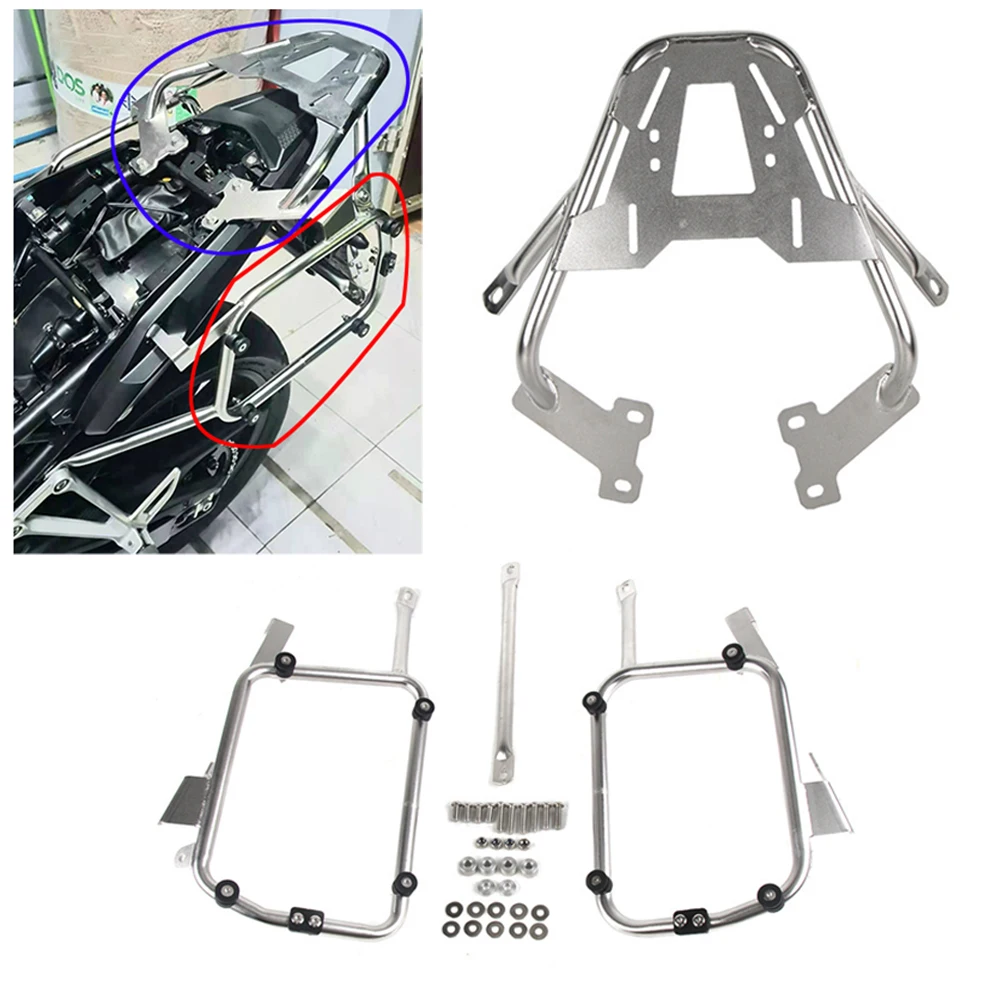 

For Honda CB500x CB 500x Motorcycle Side Box Bracket and Tail Box Frame Quick Release Shelf Tail Frame Side Frame Special 2019+