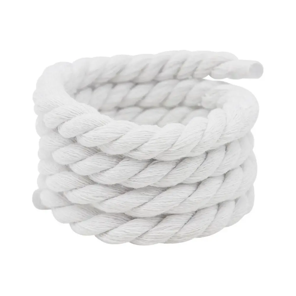 2PCS 10Colors Thick Rope Laces High Quality Round Weaving Twisted Rope 0.8cm120cm Width Polyester Cotton Solid Color Laces