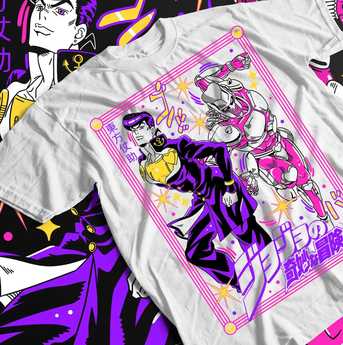 JoJo's Bizarre T-Shirt Adventure JoJo Anime Manga Jolyne Jotaro shirt All Size