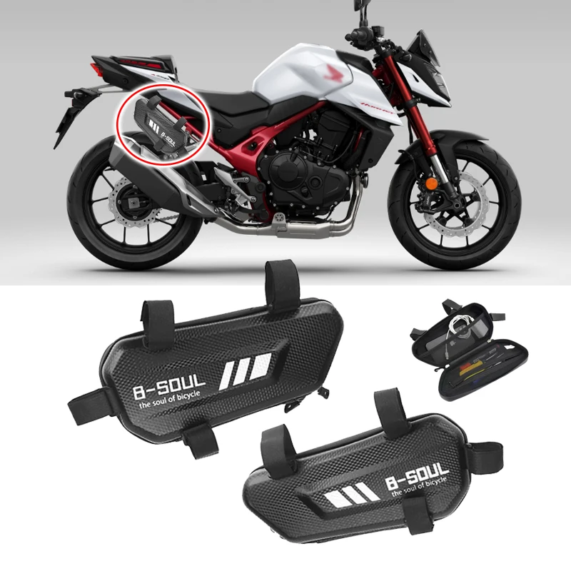 

NEW Motorcycle Waterproof Hard Shell Triangle Side Case Bag Cycling For HANDA HORNET CB 750 CB750 cb750 2015-2024 2023