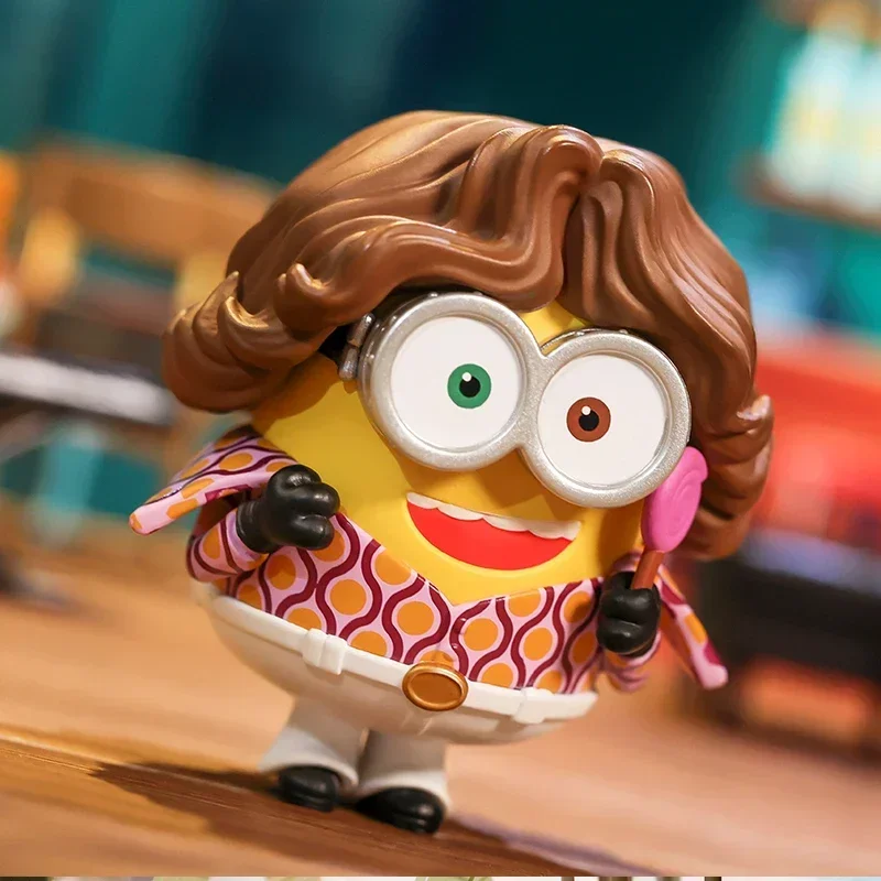 POP MART Minions 2: De opkomst van Gru-serie Blind Box Guess Bag Desktop Decoratie Leuk Model Cadeau Meisje Speelgoed Anime