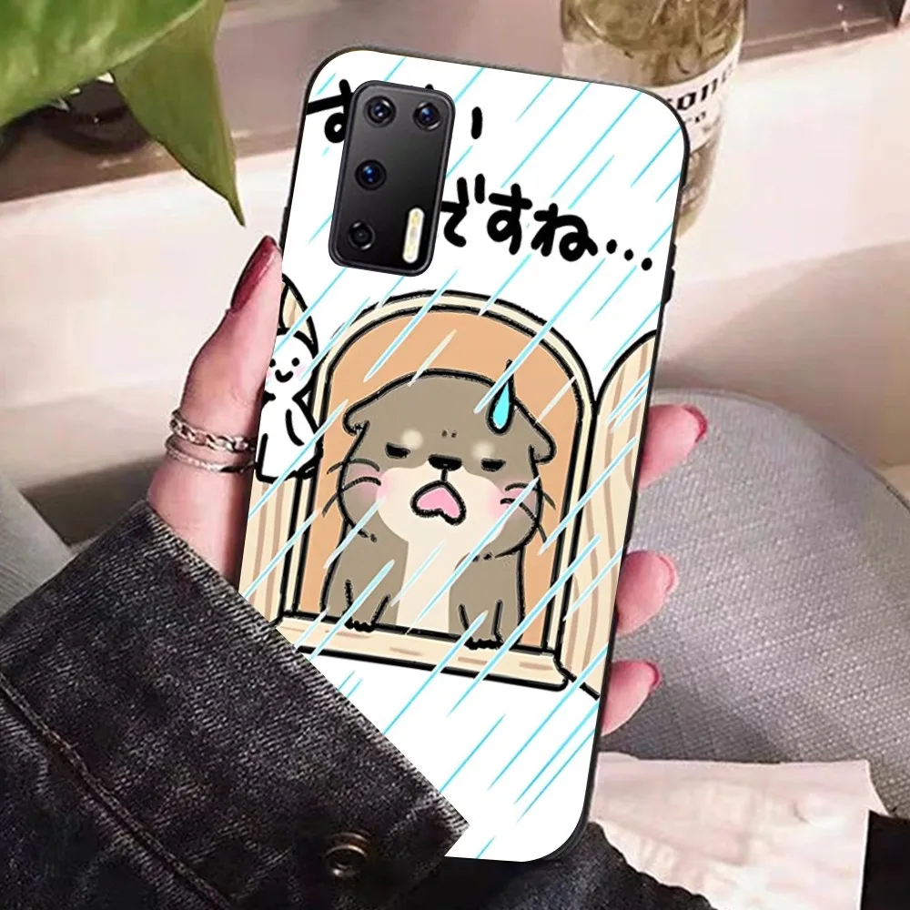 Cute Otter Lutra lutra Phone Case For Huawei P 8 9 10 20 30 40 50 Pro Lite Psmart Honor 10 lite 70 Mate 20lite