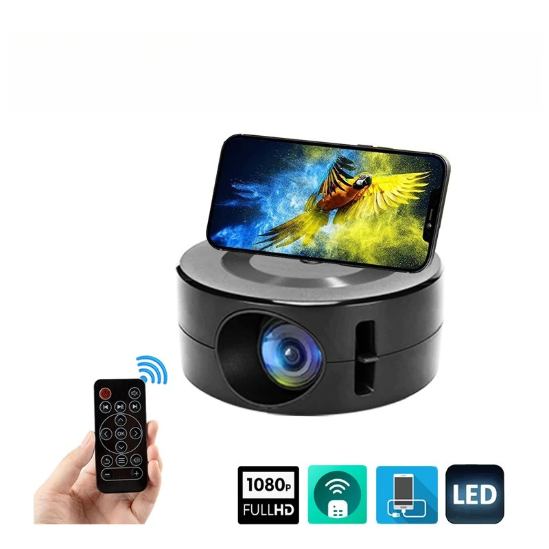 

Mini Projector E60 Small Wired Same Screen Projector Home Portable Micro Projector
