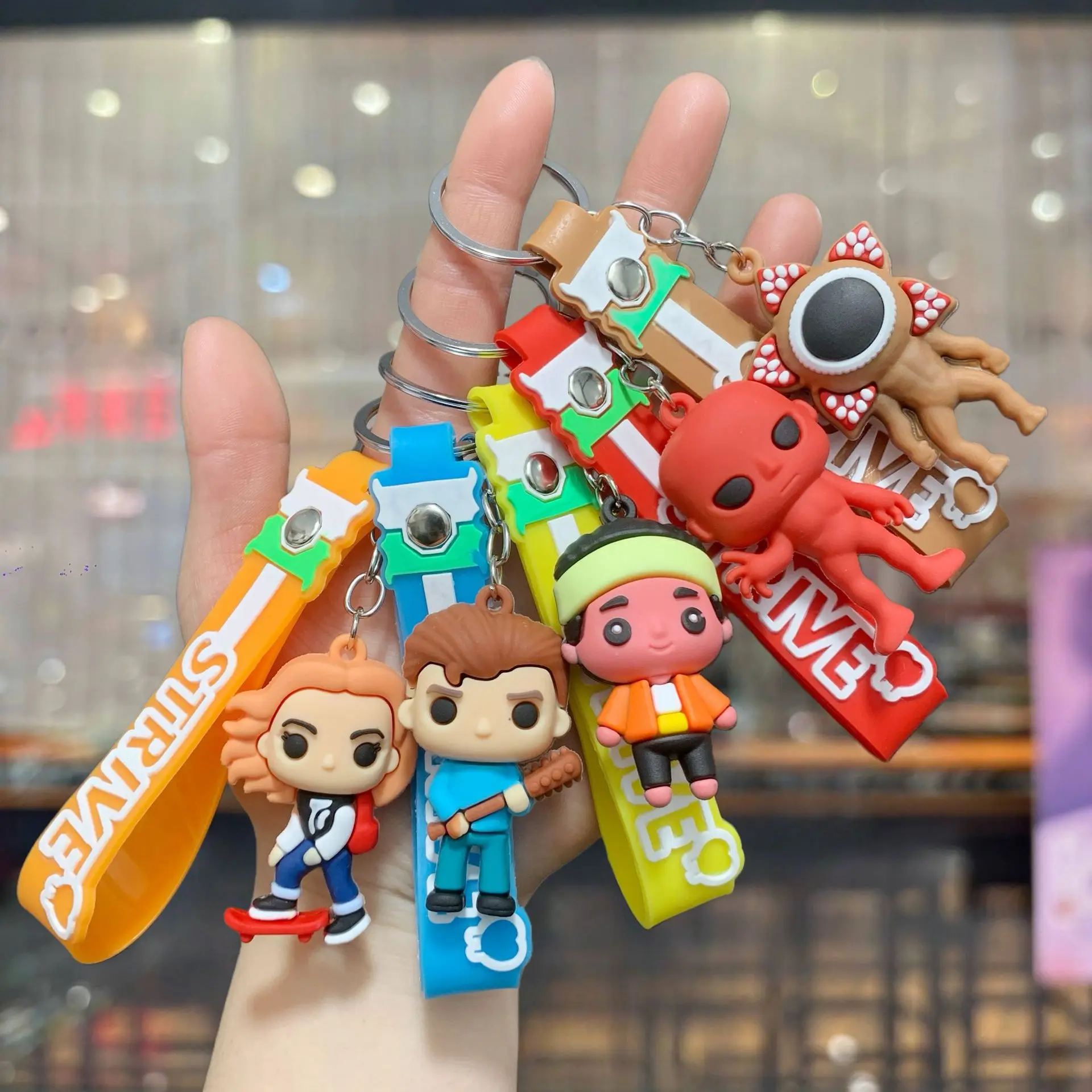 Michael Jackson Keychain Music Idol Doll Machine Key Chain