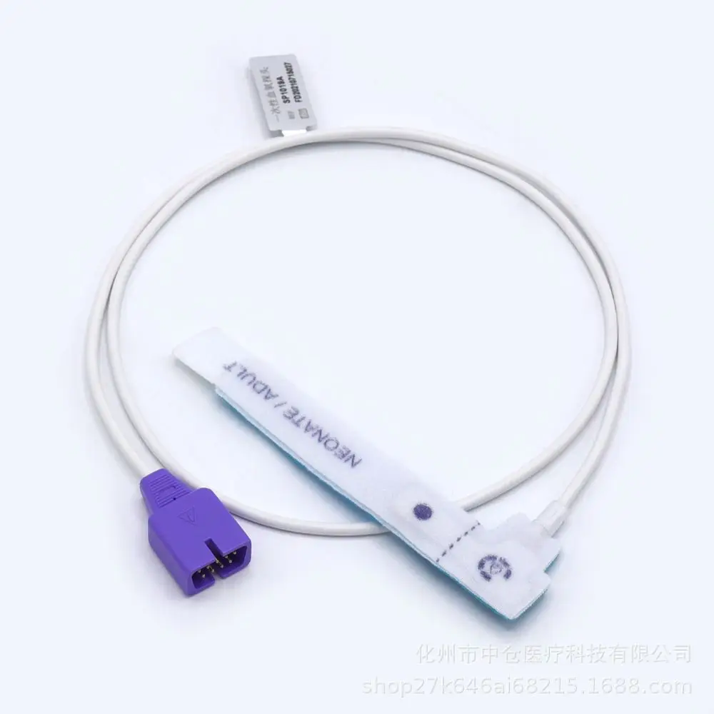 

Compatible with Nellcors Mindrays GE Encrypted Universal Disposable Oxygen Probe Saturation Sensor