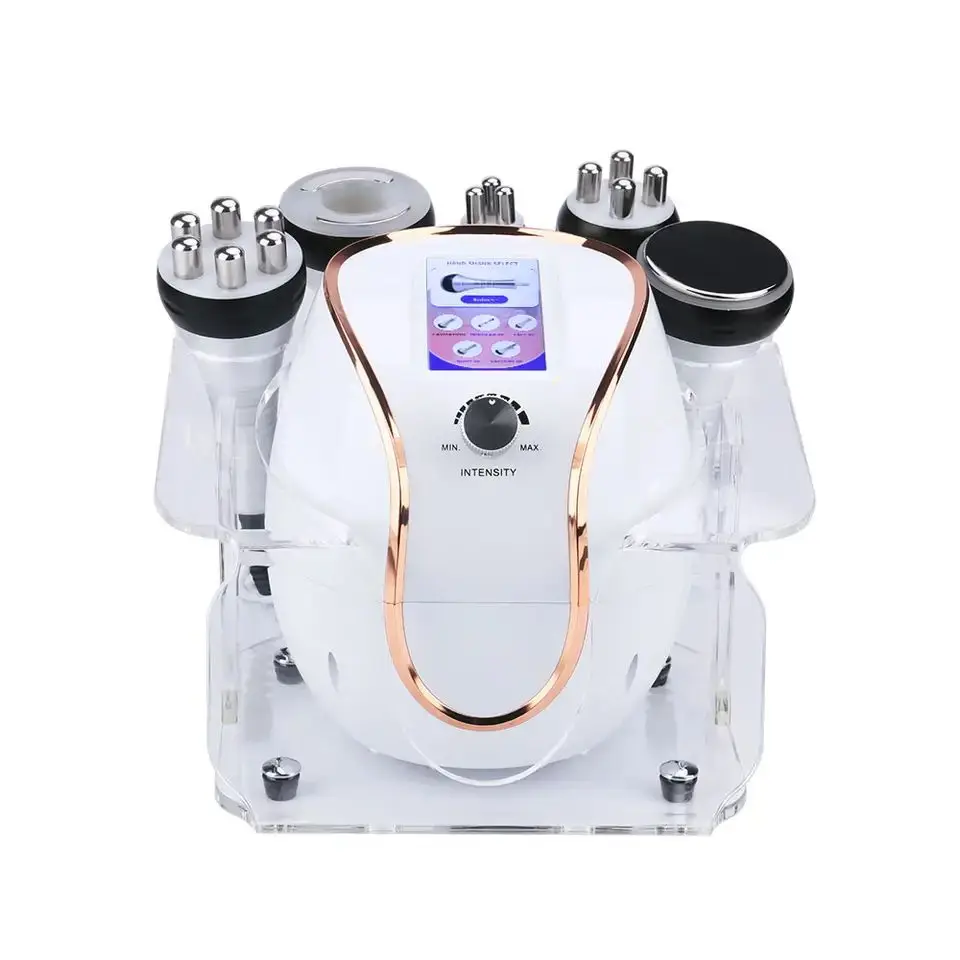 

5 in 1 40K Multipolar RF Vacuum Cavitation Slimming Machine Weight Loss Body Shaping Skin Lift Tighten Wrinkle Removal