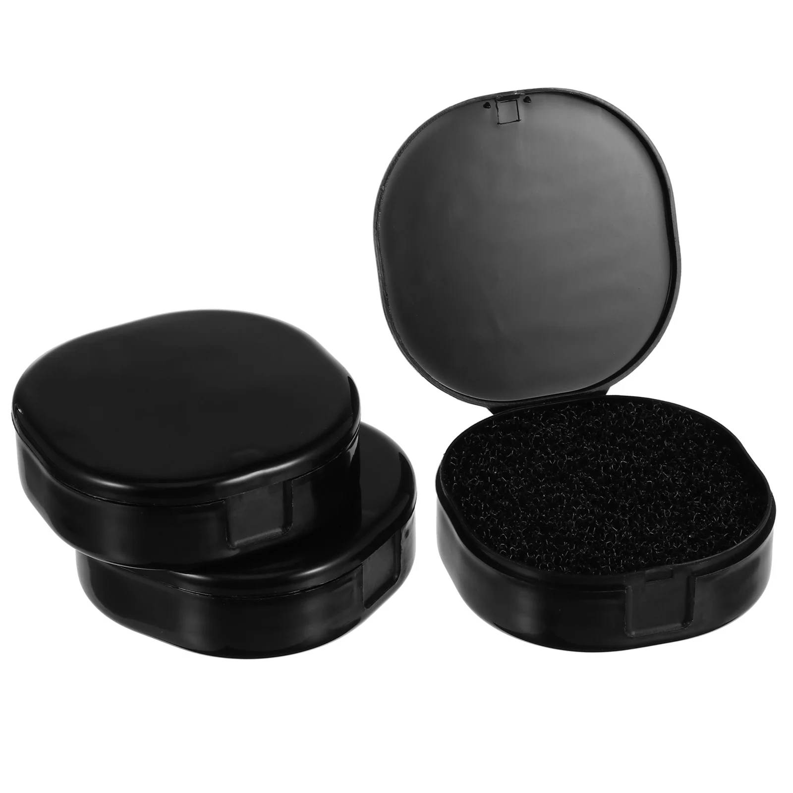 3Pcs Makeup Brush Cleaner Box Gentle Slide Eyeshadow Tool Color Removal Sponge Makeup Brush Cleaner Sponge Cleaning Box