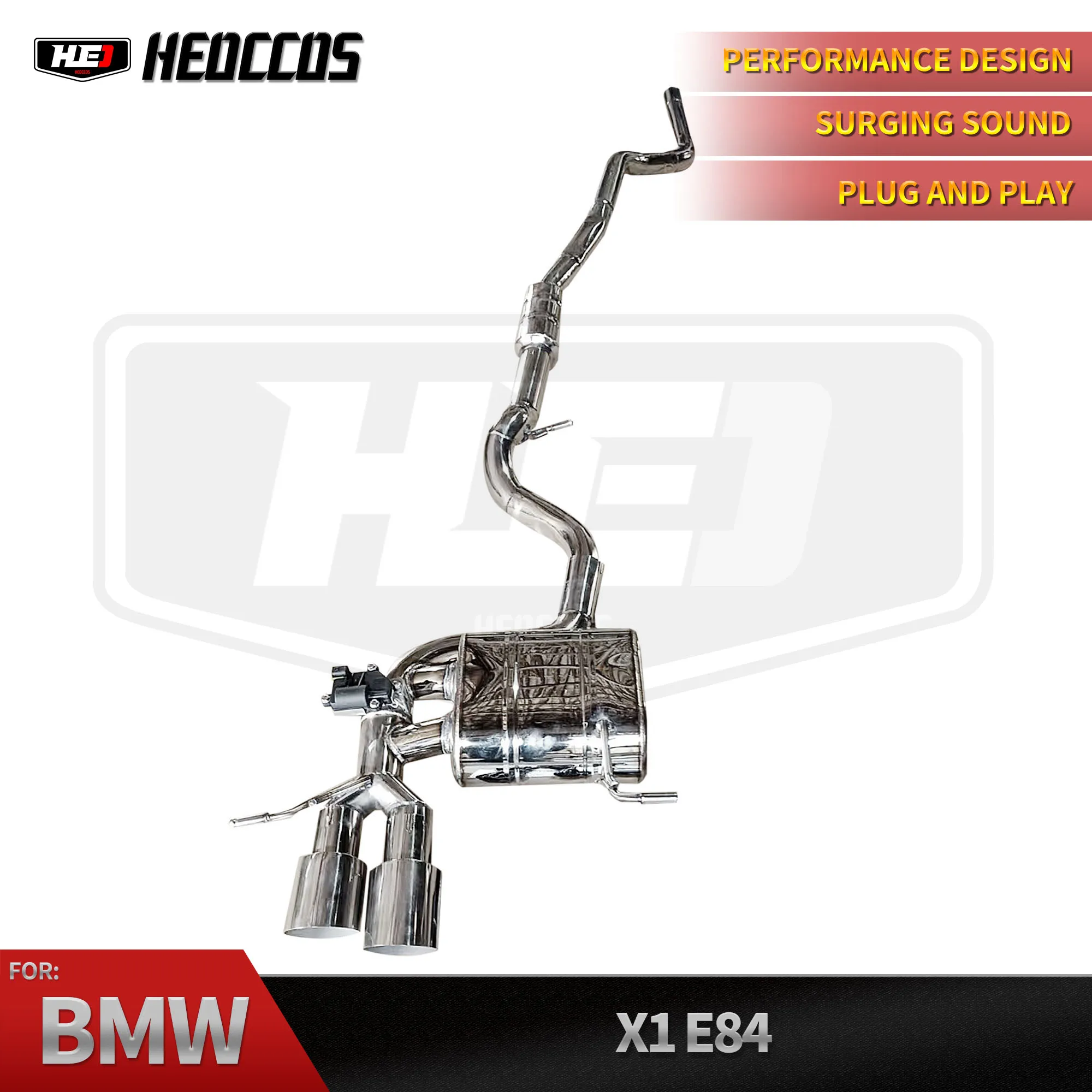 

HEO High performance exhaust system for BMW X1 E84 stainless steel 304 catback valve exhaust system