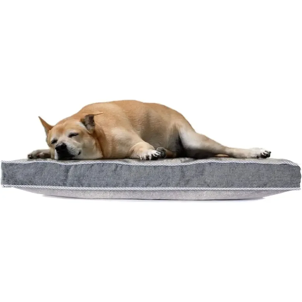 

Permethrin-Treated Orthopedic Dog Bed with Insect Repellent Cover, Removable and Washable, Grey, Large Size 36x27x3