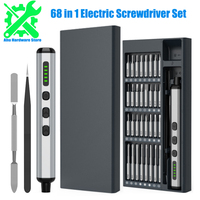 68 in 1 Electric Screwdriver Kits 5 Torque Settings Precision Power Tool Magnetic Screw Driver Bits for iPhone Glasses Watch PC