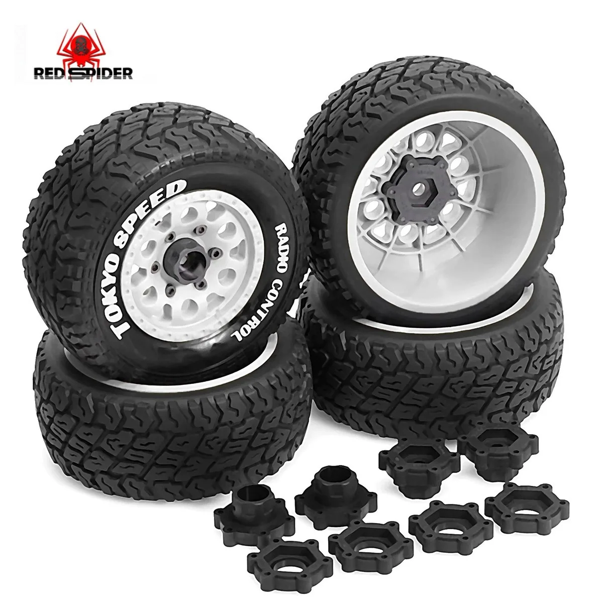 1/10RC 무선 조종 자동차 슬래시 페이션 V4 모델카 바하 환치 로시 썬더 매직 숏카드 전용 타이어 W252